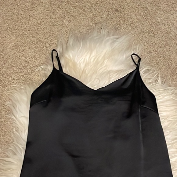 Secret Mission Black Bailey Dress with ostrich fur lining NWT - Picture 2 of 10